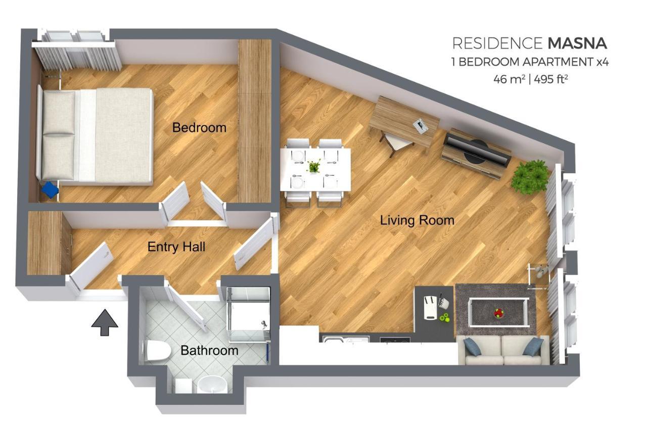 Residence Masna Praga Habitación foto
