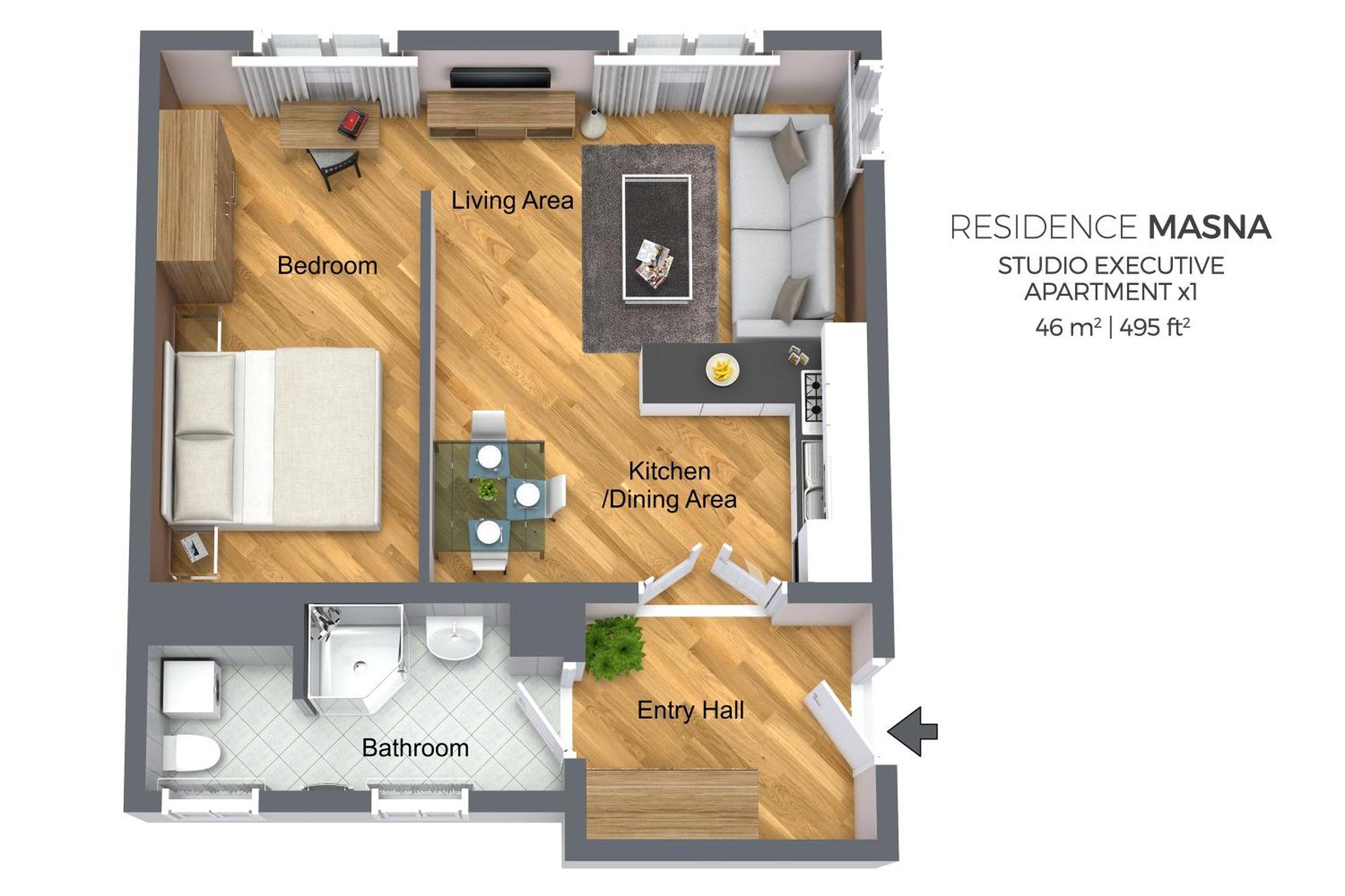 Residence Masna Praga Habitación foto